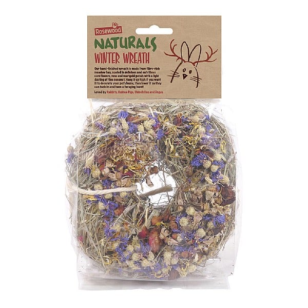 Rosewood Naturals Winter Wreath Rabbit Treat
