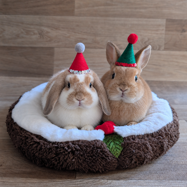 Rabbit Christmas Pudding Snuggle Bed | Rosewood