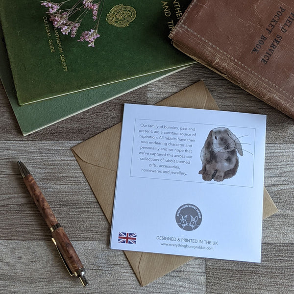 Rabbit Father's Day Card