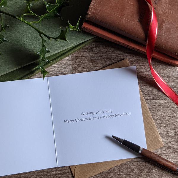 Rabbit Christmas Card (Cosy Cuddles)