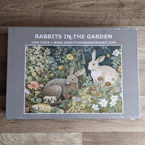 Rabbit Jigsaw Puzzle (1000 piece) - Rabbits in the Garden
