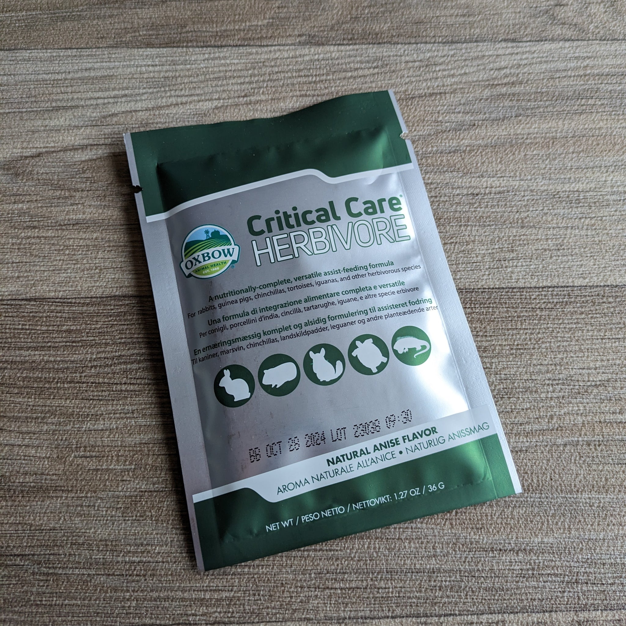 Oxbow Critical Care Feed for Herbivores 36g