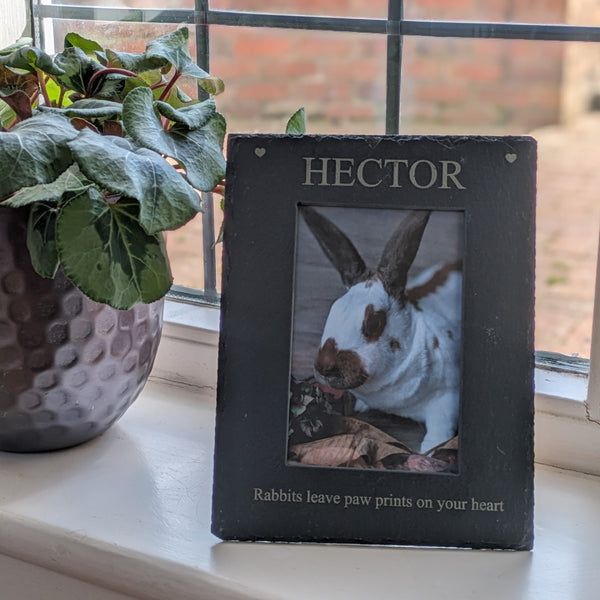 Personalised Rabbit Photo Frame