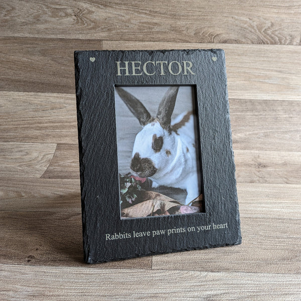 Personalised Rabbit Photo Frame