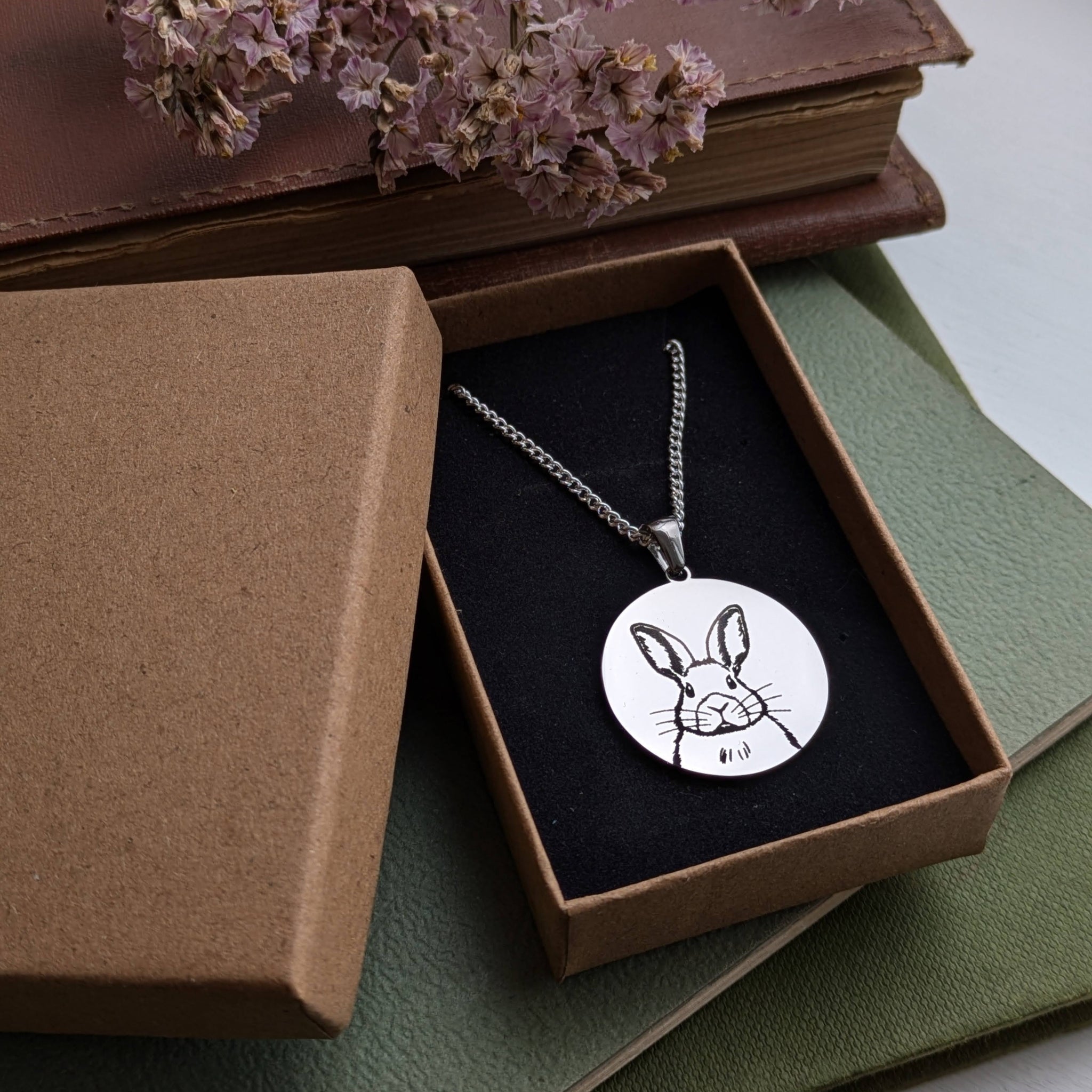 MICMIF 925 Sterling Silver Rabbit On The Moon Pendant Necklace For Women Girls, Cubic Zirconia Rabbit With Star And Moon Necklace Jewellery - View #6