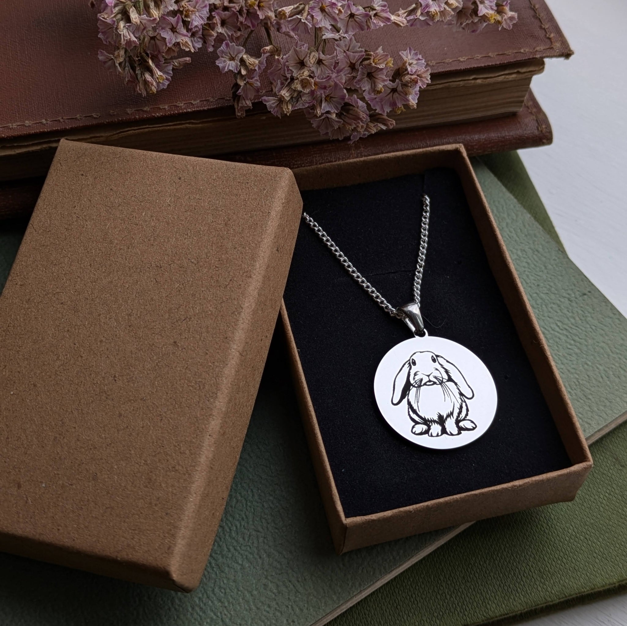 Lop Eared Rabbit Necklace – Everything Bunny Rabbit