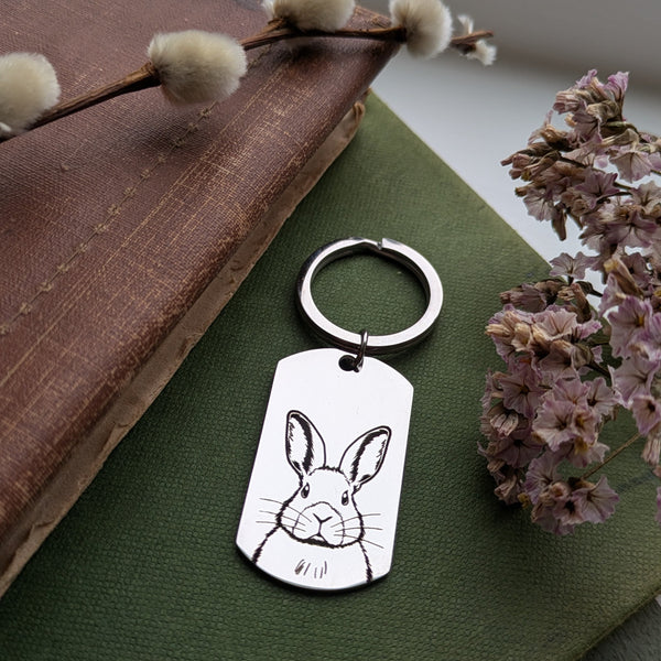 Rabbit Key Ring