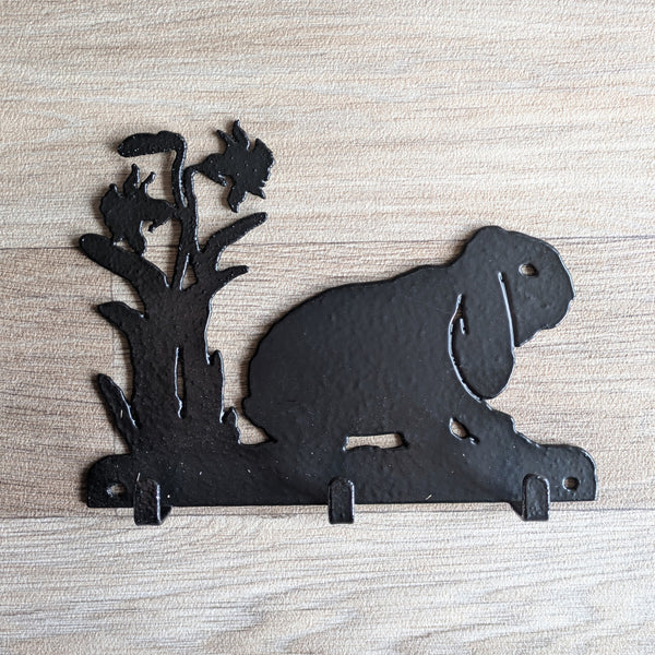 Lop Eared Rabbit Key Hook (Metal)