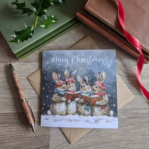 Rabbit Christmas Card (Choir)