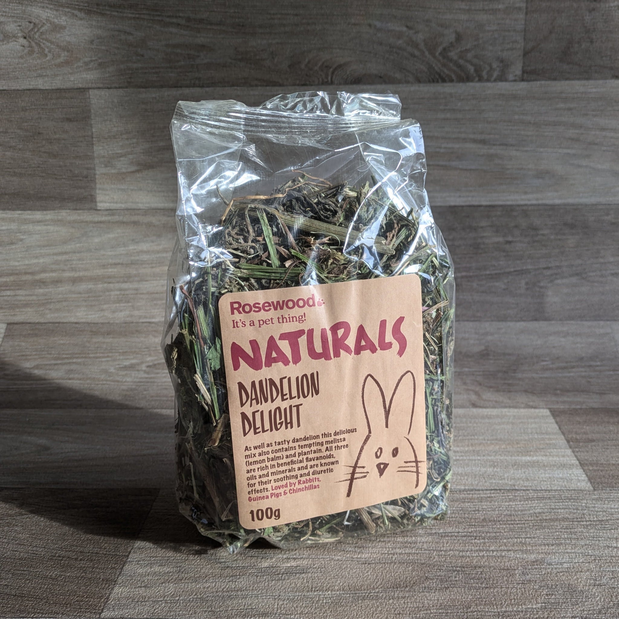 Rosewood Naturals Dandelion Delight Foraging Treat for Rabbits