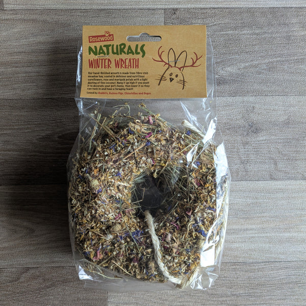 Rosewood Naturals Winter Wreath Rabbit Treat