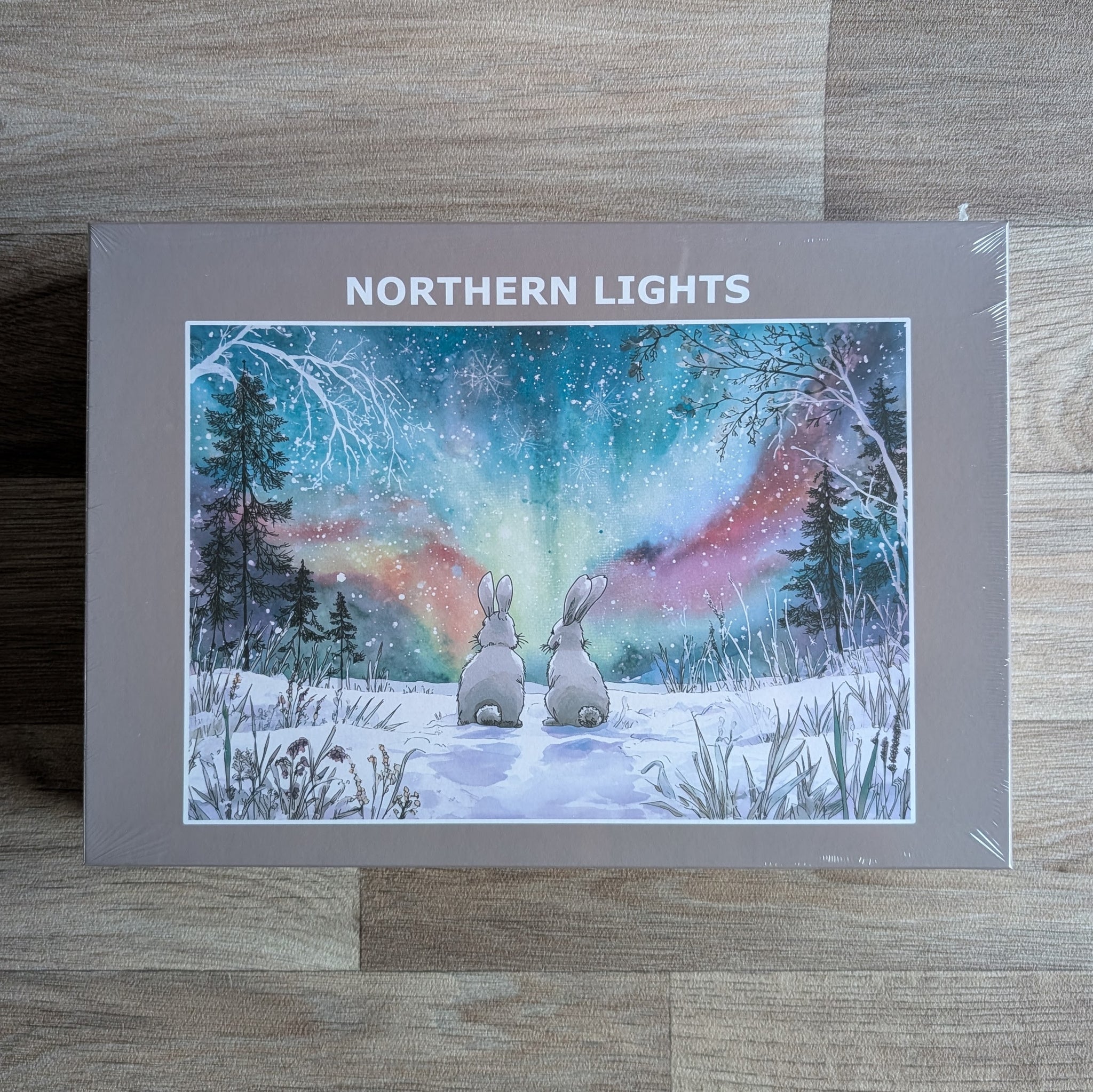 Rabbit Jigsaw Puzzle (1000 piece) - Northern Lights