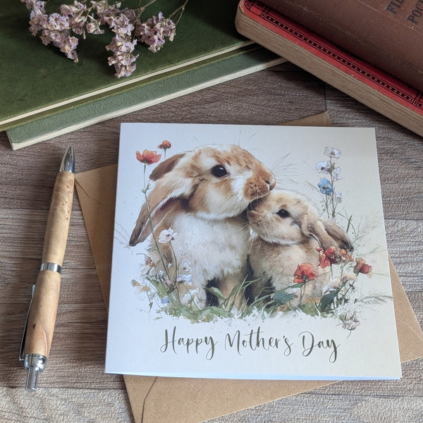 Rabbit Mother's Day Card