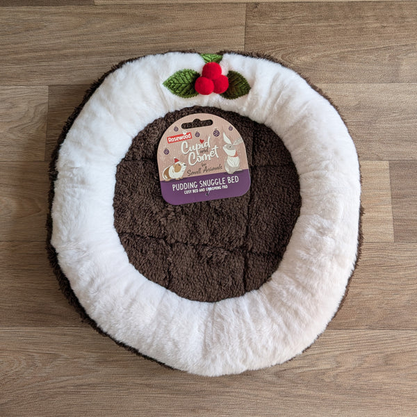 Rabbit Christmas Pudding Snuggle Bed | Rosewood