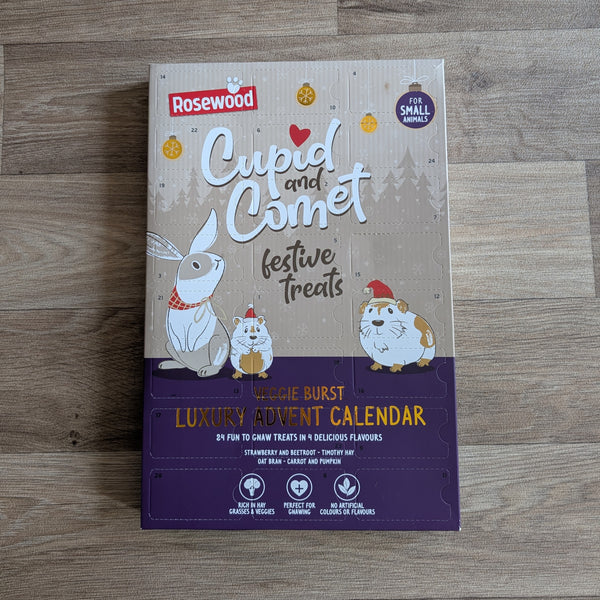 Rosewood Cupid & Comet Veggie Burst Luxury Advent Calendar for Rabbits