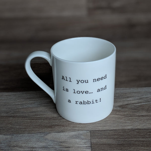 Rabbit Mug [All you need is love...and a rabbit]
