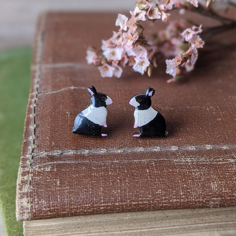 Rabbit Stud Earrings - Dutch