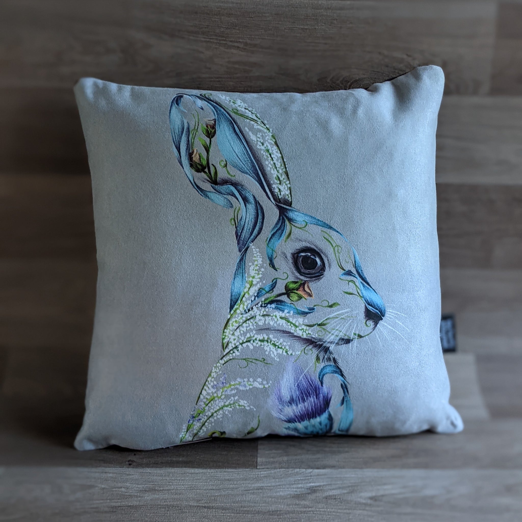 Rabbit Cushion (Floral)