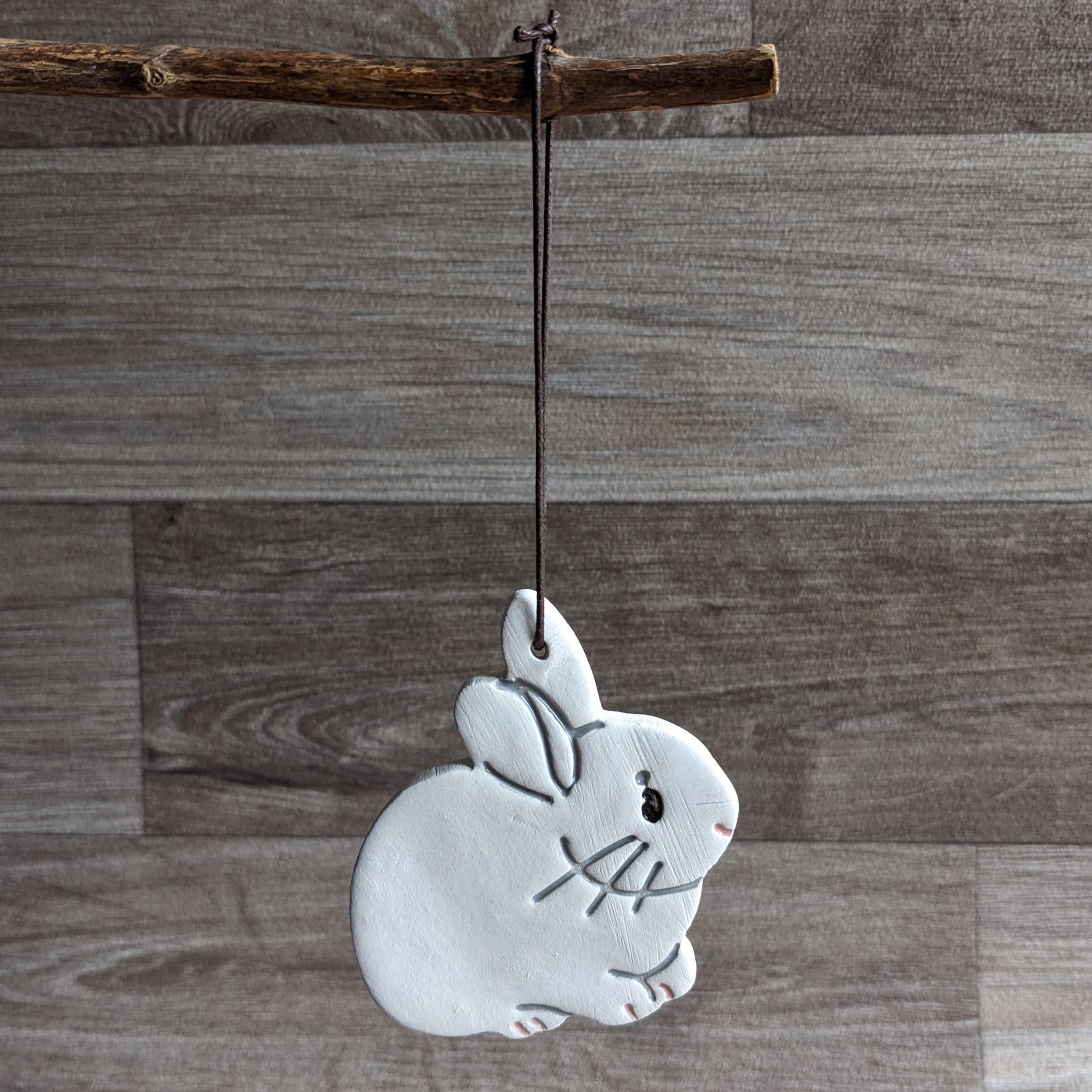 Rabbit Decoration (Grey)